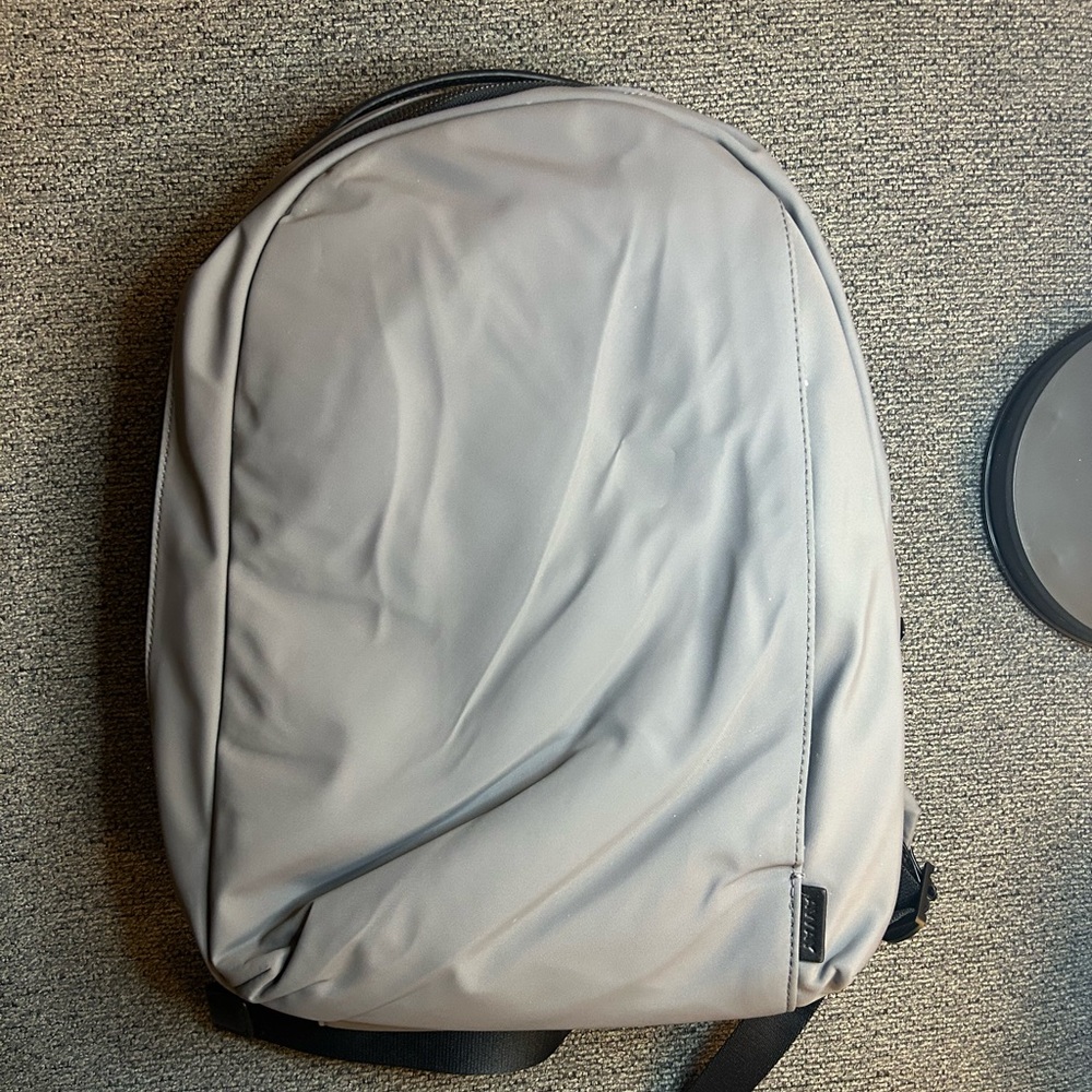 Away Travel Backpack in Grey with Luggage Sleeve